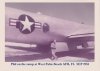 Phil Hess & RB-50 on ramp at W. Palm Beach AFB, FL SEP 1955